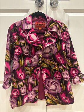 Missoni for Target - Pink and Purple Floral Print Coat